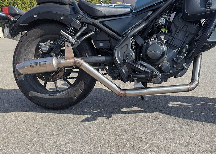 Custom bike exhaust Custom bike exhaust