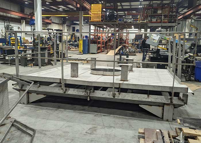 Stainless-platform-finished Truck flatbed finished