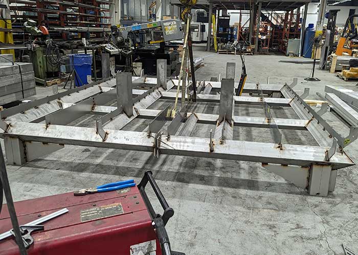 Stainless-platform-frame Truck flatbed progress