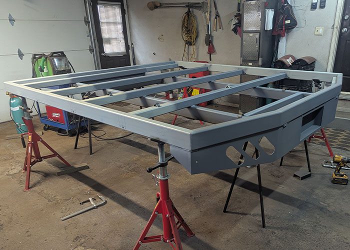 Truck flatbed progress Truck flatbed progress